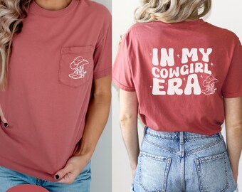 in my cowgirl era Shirt, cowgirl shirt, country girl shirt, western shirt, horse shirt for girl, gift for cowgirl, trendy cowgirl shirt