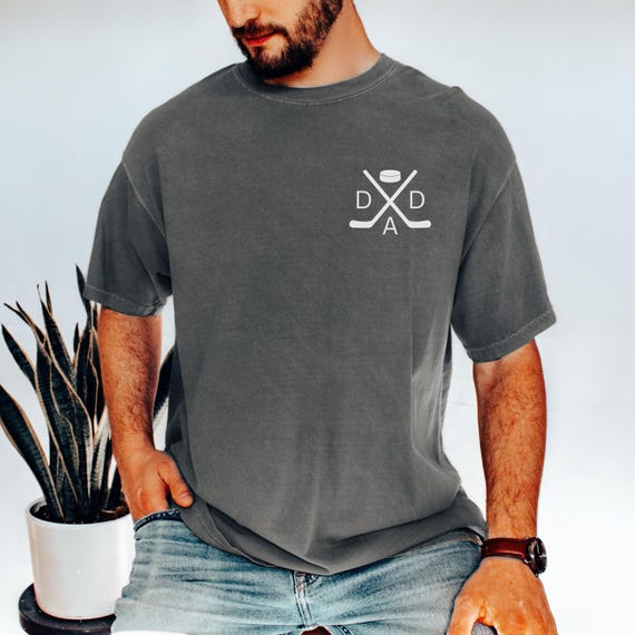 Hockey dad shirt, shirt for hockey dad, ice hockey father shirt, field hockey dad shirt, dad shirt, gift for hockey dad, son in hockey, dad