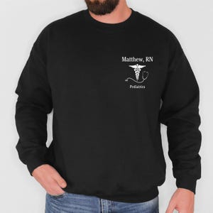 custom male registered nurse sweatshirt, gift for male nurse, rn male nurse gift, custom male nurse gift, male nurse sweatshirt, male nurse