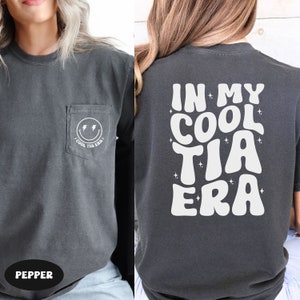 Tia Shirt, tia tshirt, in my tia era shirt, tia birthday gift, gift for tia, gift for new tia, pregnancy announcement, tia sweatshirt, tia