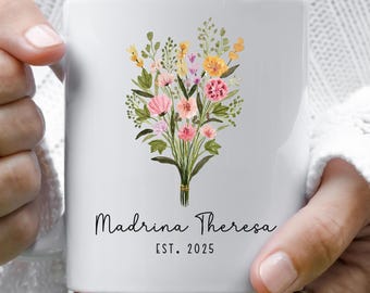 madrina Mug, custom madrina gift, custom madrina mug, custom godmother mug, madrina mug, custom madrina mug, gift for nina, madrina proposal