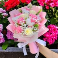 Hello Kitty Bouquet Sanrio Kitties Bouquet, Flowers Arrangement Kittys Artificial Flowers, Birthday Gift, Mother&#39;s Day Gift, Gift for Her