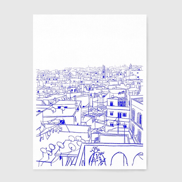 Croquis - Tanger, Maroc