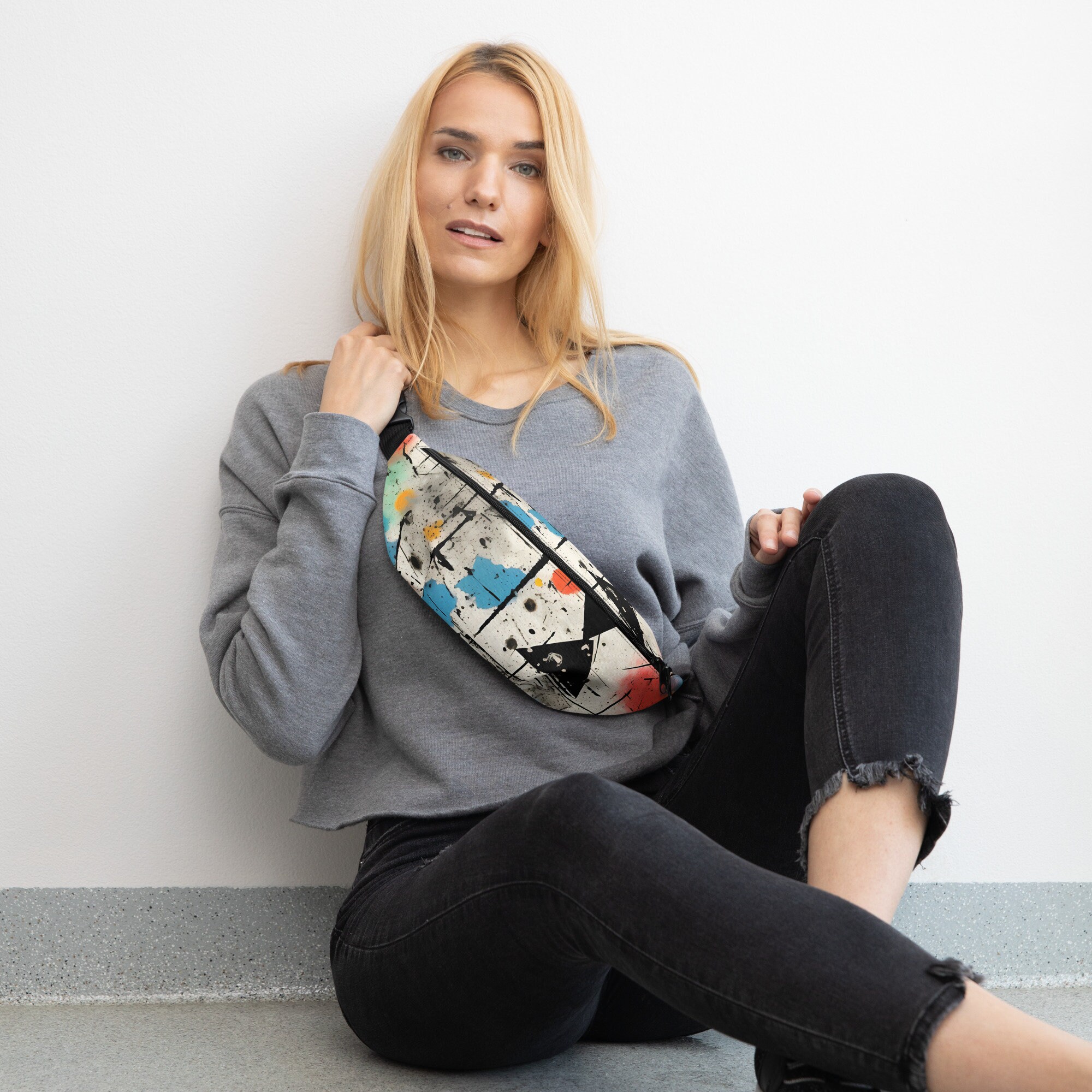 Graffiti Art Fanny Pack Urban Waist Bag Street Art Lover Hip