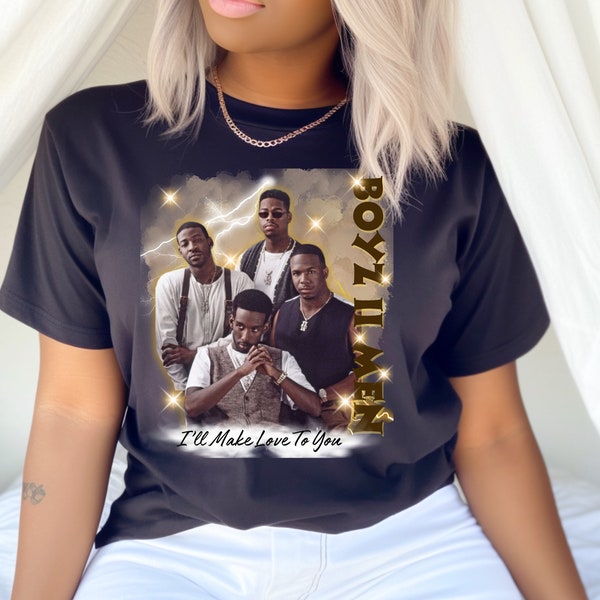 Boyz II Men Vintage Shirt, Retro Shirt, Vintage Tshirt, Boyz II Men Fans Shirt, 90s music Shirts, Gift men women unisex shirt