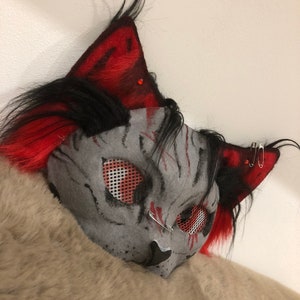 Dämonen Katzen Maske Bild 3