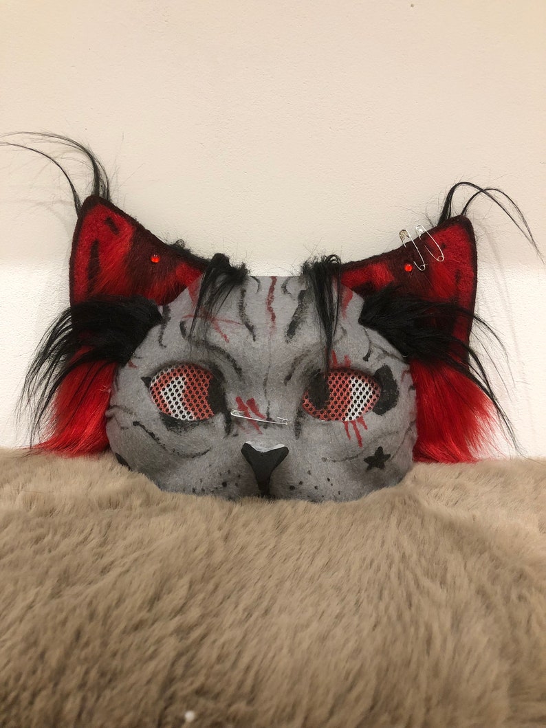 Dämonen Katzen Maske Bild 1