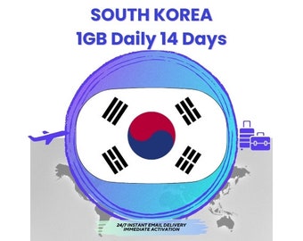 Korea eSIM 1GB DAILY 14 DAYS - Data eSIM