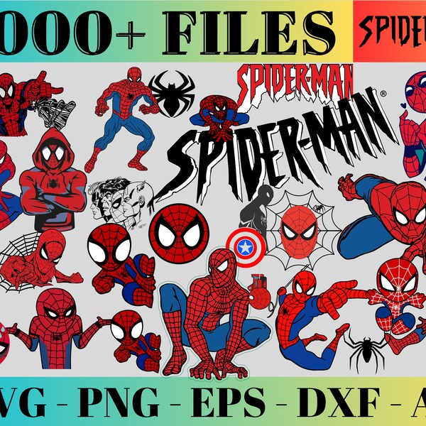 Spiderman SVG, spiderman png files, spider man svg bundle, spidey svg, baby spiderman vector
