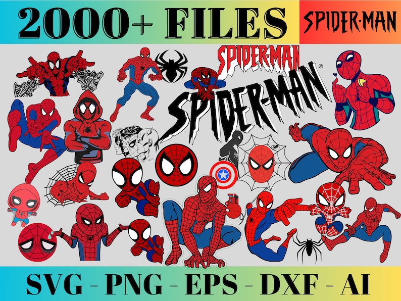 Spiderman SVG, Spiderman Png Files, Spider Man Svg Bundle, Spidey Svg ...
