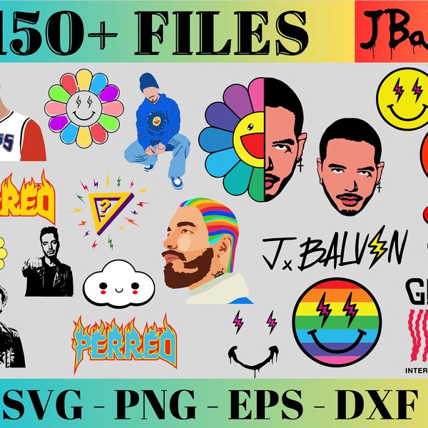 J Balvin SVG, J Balvin Svg, Trending Svg, J Balvin Svg Bundle, J Balvin Clipart, Famous Singer Svg, J Balvin Cricut files,Rapper