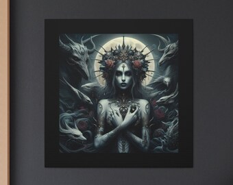 Canvas Dark Dragon Lady