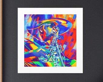 Canvas Color of Jazz