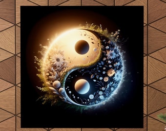 Poster Yin Yang - Night and Day