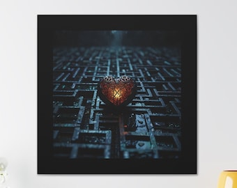 Canvas Heart of Maze