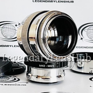 Jupiter-9 2/85mm Vintage Lens with Micro 4/3 Adapter (MFT Mount) for Olympus Panasonic Lumix, Jupiter Portrait Lens