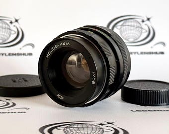 Helios 44M 58mm f/2 Vintage Soviet Lens, M42 Mount for DSLR & Mirrorless Cameras