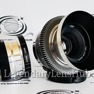 HELIOS-44M f2/58mm portrait lens with adapter Micro 4/3 (MFT Mount) for Olympus Panasonic Lumix, vintage USSR lens
