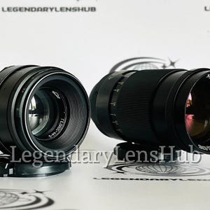 Helios-44-2 KMZ f2/58mm, JUPITER-37A f3.5/135mm set of 2 vintage lenses, lenses with M42 mount