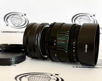Helios 44-2 KMZ 58mm f/2 Vintage Soviet Lens with M42-NEX Adapter for Sony E Mount