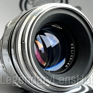 KMZ Helios-44 2/58 Vintage lens, 8 blades, M39-M42 mount, Super Bokeh