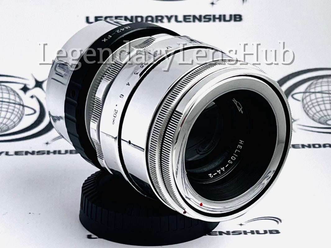 Helios-44-2 F2/58mm KMZ Lens With M42–fujifilm (FX) X-mount