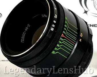 Objetivo para retratos HELIOS-44-2 f2/58 mm M42, objetivo vintage para cámaras SLR, objetivo Helios con bokeh perfecto