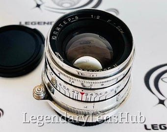 Jupiter-8 Red P 50mm f/2, Vintage Rangefinder Lens M39 Mount