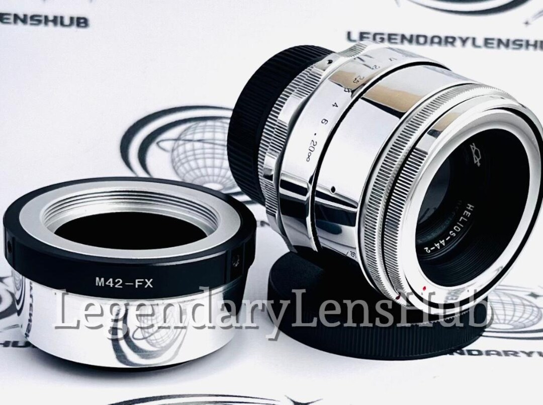 Helios-44-2 F2/58mm KMZ Lens With M42–fujifilm (FX) X-mount