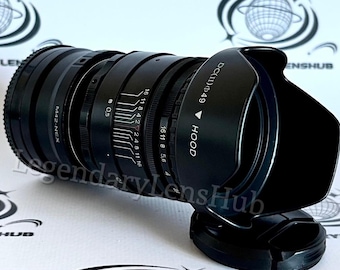 Objetivo para retratos KMZ HELIOS-44-2 f2/58 mm M42 con bokeh perfecto, objetivo vintage con adaptador Sony E NEX (para montura E)