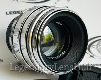 Objetivo de retrato HELIOS-44-2 KMZ f2/58 mm con montura M42 y efecto bokeh perfecto, objetivo vintage para cámaras SLR