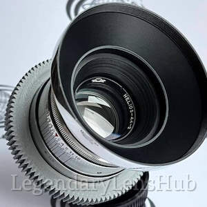 KMZ HELIOS-44-2 f2/58 mm M42、完璧なボケ味とお好みのアダプターを備えたシルバーポートレートレンズ
