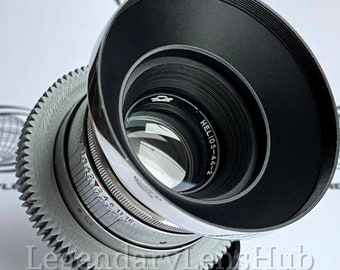 KMZ HELIOS-44-2 f2/58mm M42, Silver portrait lens with perfect bokeh and with any adapter of your choice
