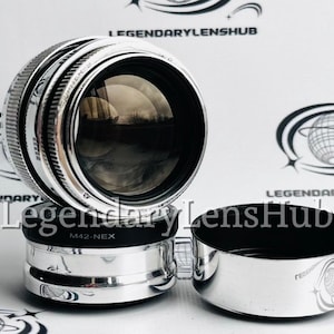 Jupiter-9 2/85mm Vintage Lens with Sony E NEX (for E-mount) Adapter, Portrait Lens for SLR Cameras