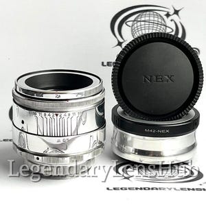 Helios-44-2 f2/58mm KMZ lens with adapter Sony E NEX (for E-mount) Portrait lens USSR with perfect bokeh