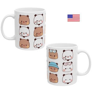 Bubu Dudu Mug USA Cute Funny Love Couple Gift Present Girlfriend Boyfriend Wife Husband Cup Coffee Tea Cup