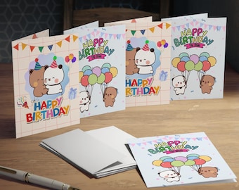 Bubu Dudu Cards USA Multi-Design Greeting Cards Holiday Birthday