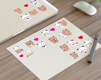 Bubu Dudu Stickers 1 Panda Bear Cute Couple Gift