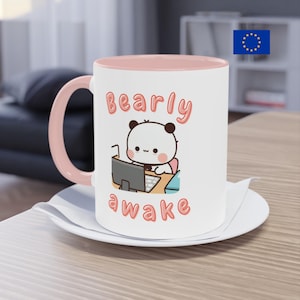 Bubu Mug Europe Bearly Awake Bubu Dudu Coffee Mug Tea Morning 11oz