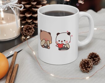 Bubu Dudu Valentine's Day Cartoon Couple Mug Present (North America) Couple Gift