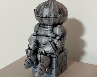 ダークソウルのフィギュア、オニオンナイトの像、カタリナのジーク