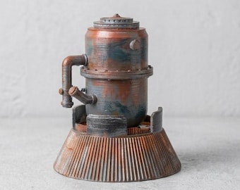 Handmade Rust Refinery Model: 10cm Rust Fan Art