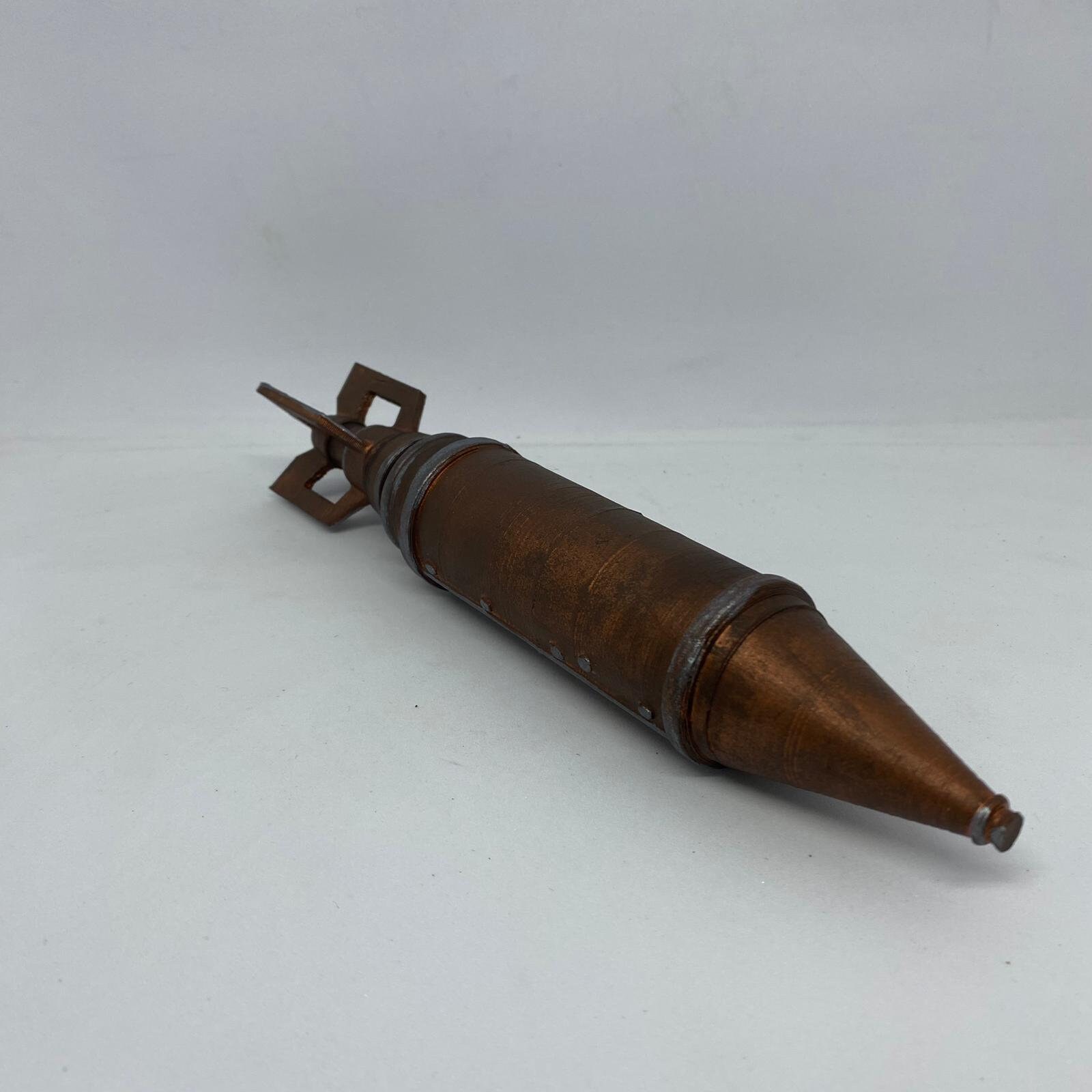 Rust Rocket 8'' 20cm - Etsy