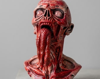 Zombie Bust Halloween Decoration Bloody