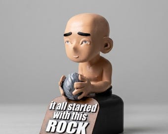 Rust rock and man, it all started with this rock, Funny gift