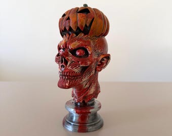 ゾンビバスト3 パンプキンヘッド ハロウィンデコレーション 血まみれ