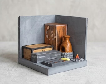 Rust Stone Base 1x1 Miniatur
