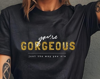 Inspirational Quote T Shirt, Graphic Tee, Minimal Typography Shirt,  Trendy Gift
