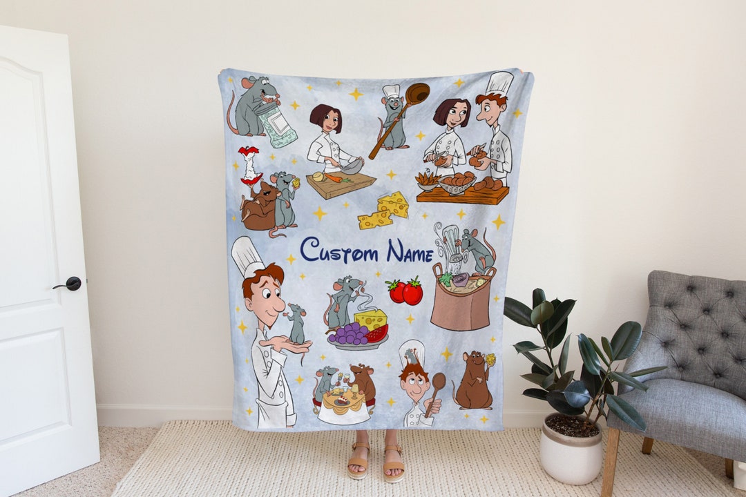 Personalized Disney Pixar Ratatouille Sherpa Blanket, Remy Ratatouille