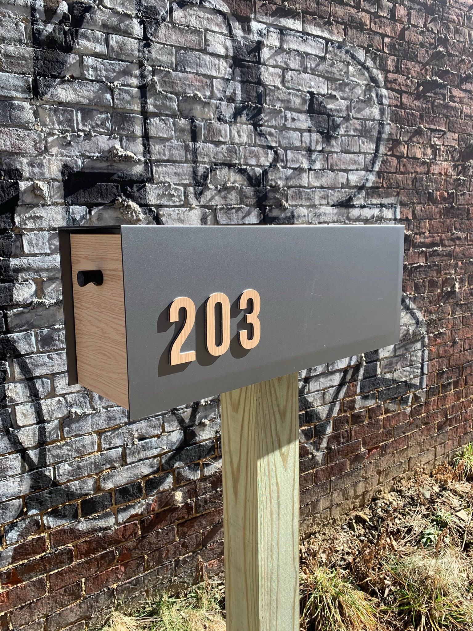 Custom Modern Mailbox Etsy